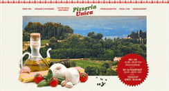 Desktop Screenshot of pizzeria-unica.de